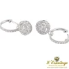 PENDIENTES Pendientes en oro blanco y brillantes.