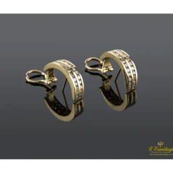 PENDIENTES Pendientes en oro amarillo y brillantes