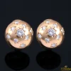PENDIENTES Pendientes en oro amarillo y brillantes