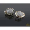 PENDIENTES Pendientes oro amarillo oro amarillo y cuajado de diamantes.