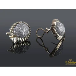 PENDIENTES Pendientes oro amarillo oro amarillo y cuajado de diamantes.