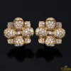 PENDIENTES Pendientes oro amarillo y diamantes.