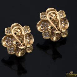 PENDIENTES Pendientes oro amarillo y diamantes.