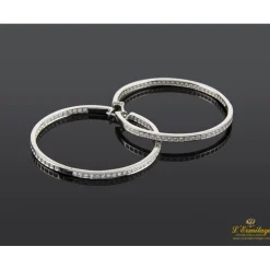 PENDIENTES Pendientes oro blanco y diamantes criollas