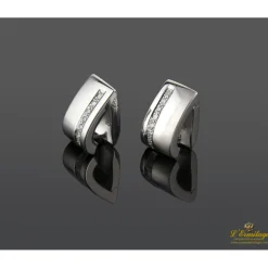 PENDIENTES Pendientes oro blanco y diamantes.