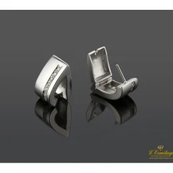 PENDIENTES Pendientes oro blanco y diamantes.