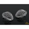 PENDIENTES Pendientes oro blanco amarillo y zirconitas.
