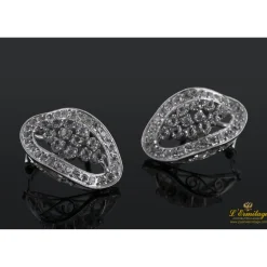 PENDIENTES Pendientes oro blanco amarillo y zirconitas.