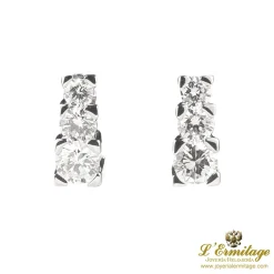 PENDIENTES Pendientes oro blanco y diamantes