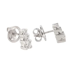 PENDIENTES Pendientes oro blanco y diamantes