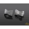 PENDIENTES Pendientes oro blanco y pavé de diamantes.