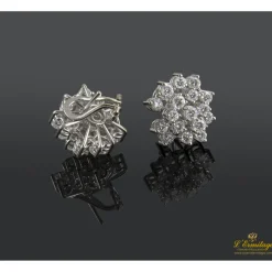 PENDIENTES Pendientes oro blanco y diamantes.