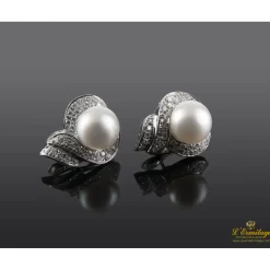 PENDIENTES Pendientes oro blanco perla australiana