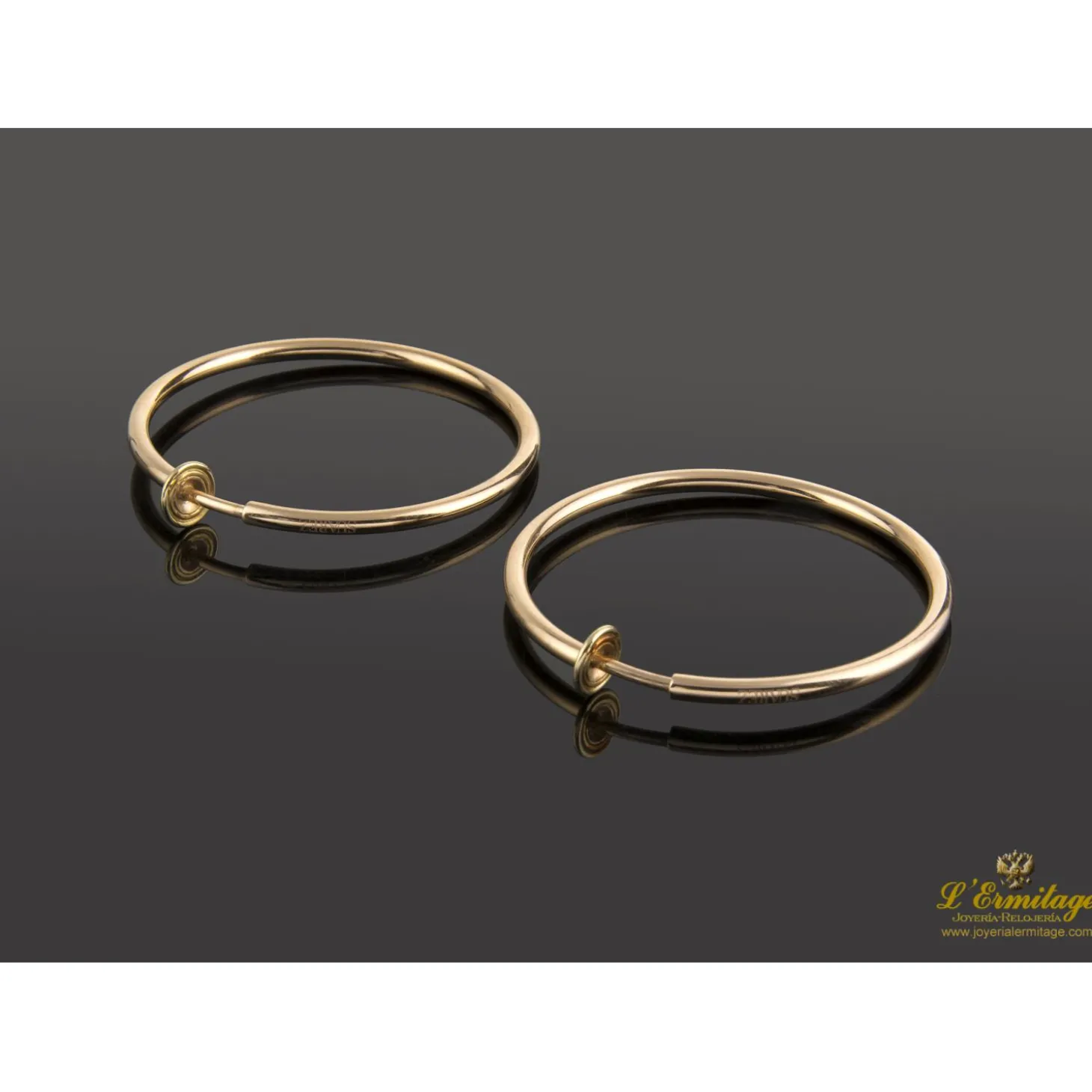 PENDIENTES Pendientes realizados en oro rosa
