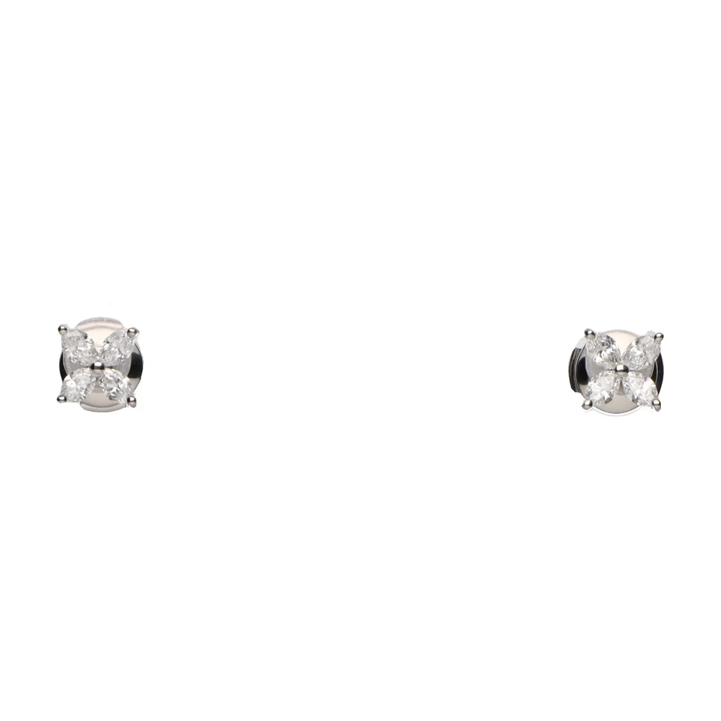 PENDIENTES Pendientes tiffany & co. En platino y diamantes talla marquise.