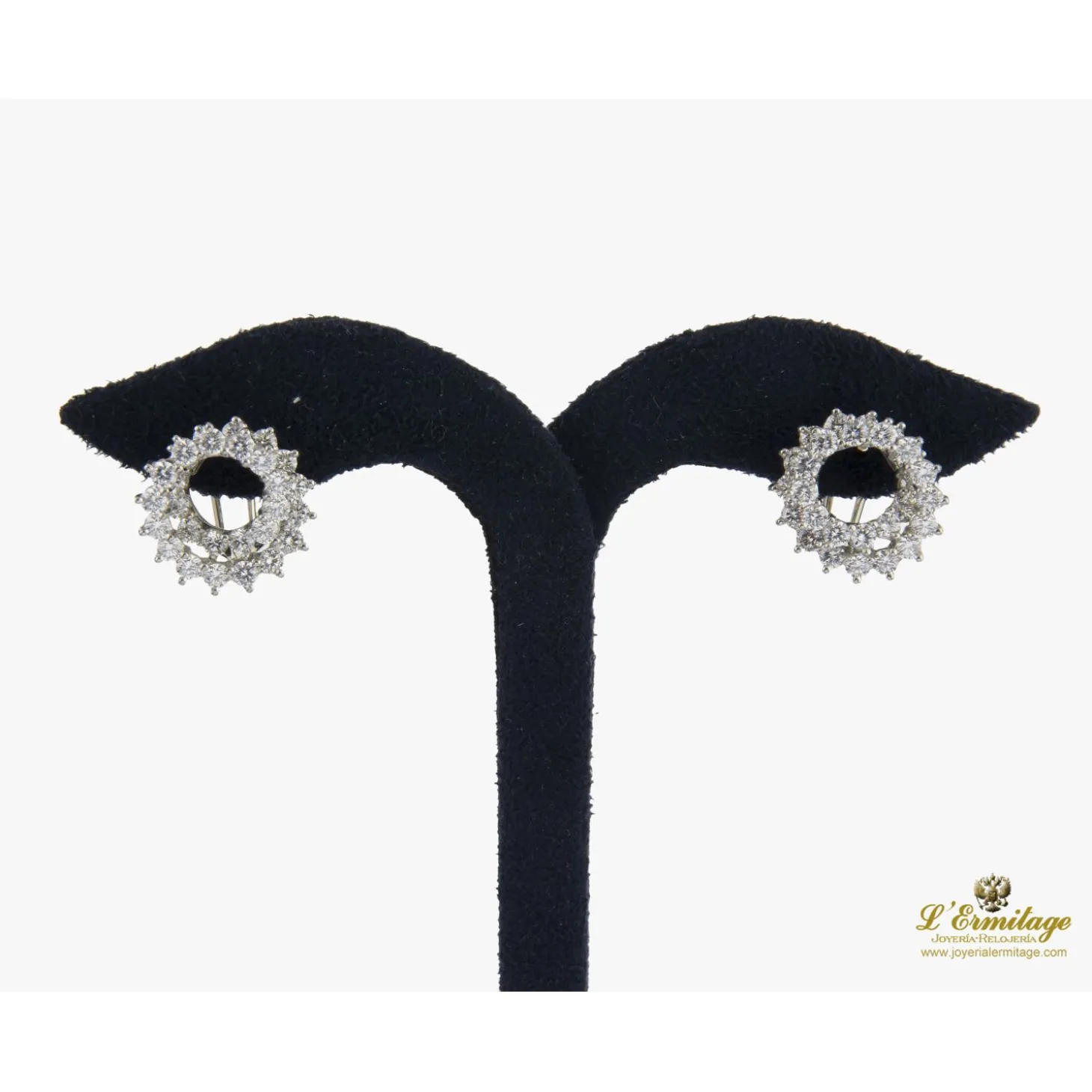 PENDIENTES Pendientes tiffany & co platino y diamantes.