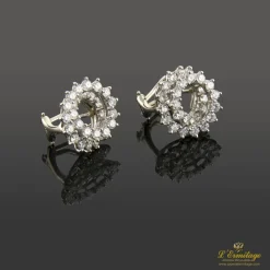 PENDIENTES Pendientes tiffany & co platino y diamantes.