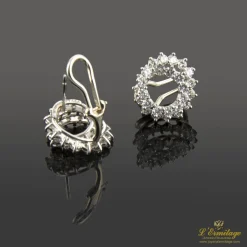 PENDIENTES Pendientes tiffany & co platino y diamantes.