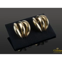 PENDIENTES Pendientes tres aros oro amarillo