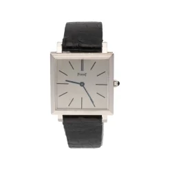 PIAGET Altiplano cuadrado oro blanco cuerda manual.