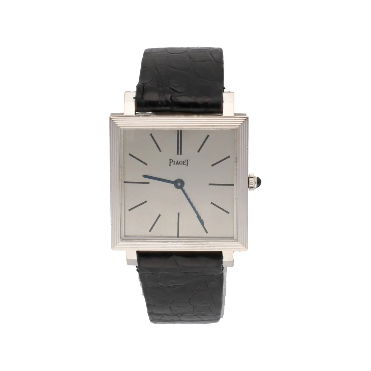 PIAGET Altiplano cuadrado oro blanco cuerda manual.