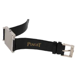 PIAGET Altiplano cuadrado oro blanco cuerda manual.