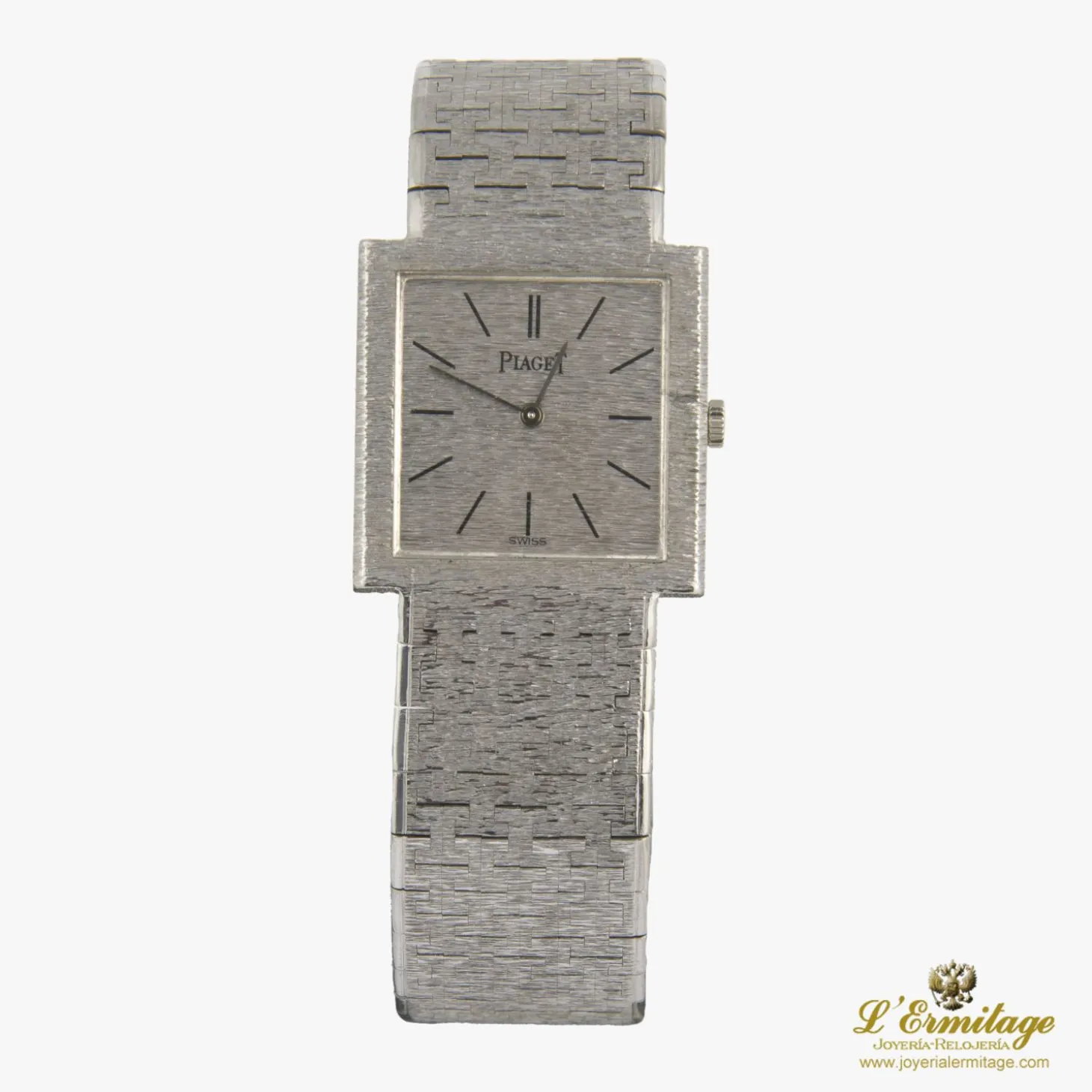 PIAGET Polo oro blanco cuerda manual señora