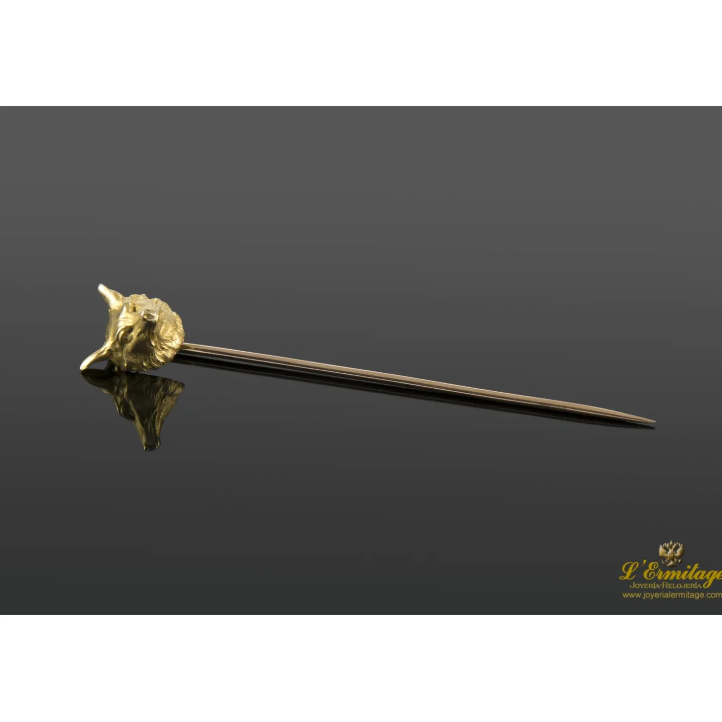 PISACORBATAS Alfiler de corbata realizado en oro amarillo.