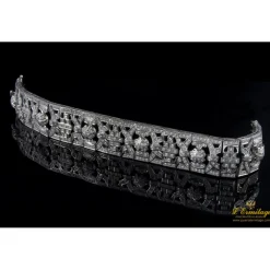 PULSERAS Pulsera ancha oro blanco y diamantes