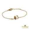 PULSERAS Pulsera b.Zero1 oro rosa y adorno cerámica blanca