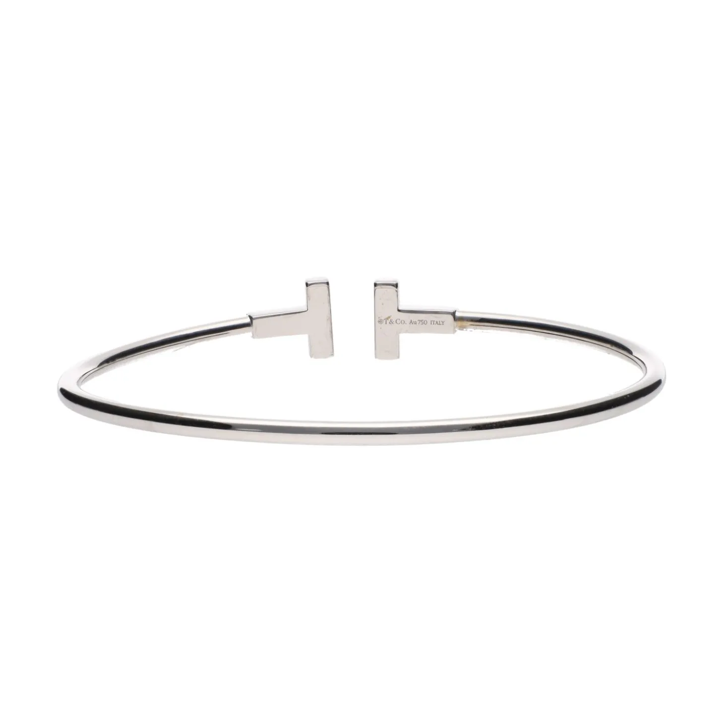PULSERAS Pulsera de la colección t de tiffany & co en oro blanco