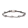 PULSERAS Pulsera en oro blanco con brillantes.