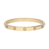 PULSERAS Pulsera love de cartier en oro amarillo. Talla 18.