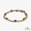PULSERAS Pulsera oro amarillo y cuarzos citrinos