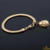 PULSERAS Pulsera oro amarillo con escarabajo