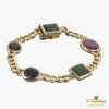 PULSERAS Pulsera oro amarillo rubí esmeraldas y zafiros