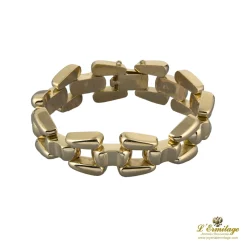 PULSERAS Pulsera oro amarillo eslabones lisos
