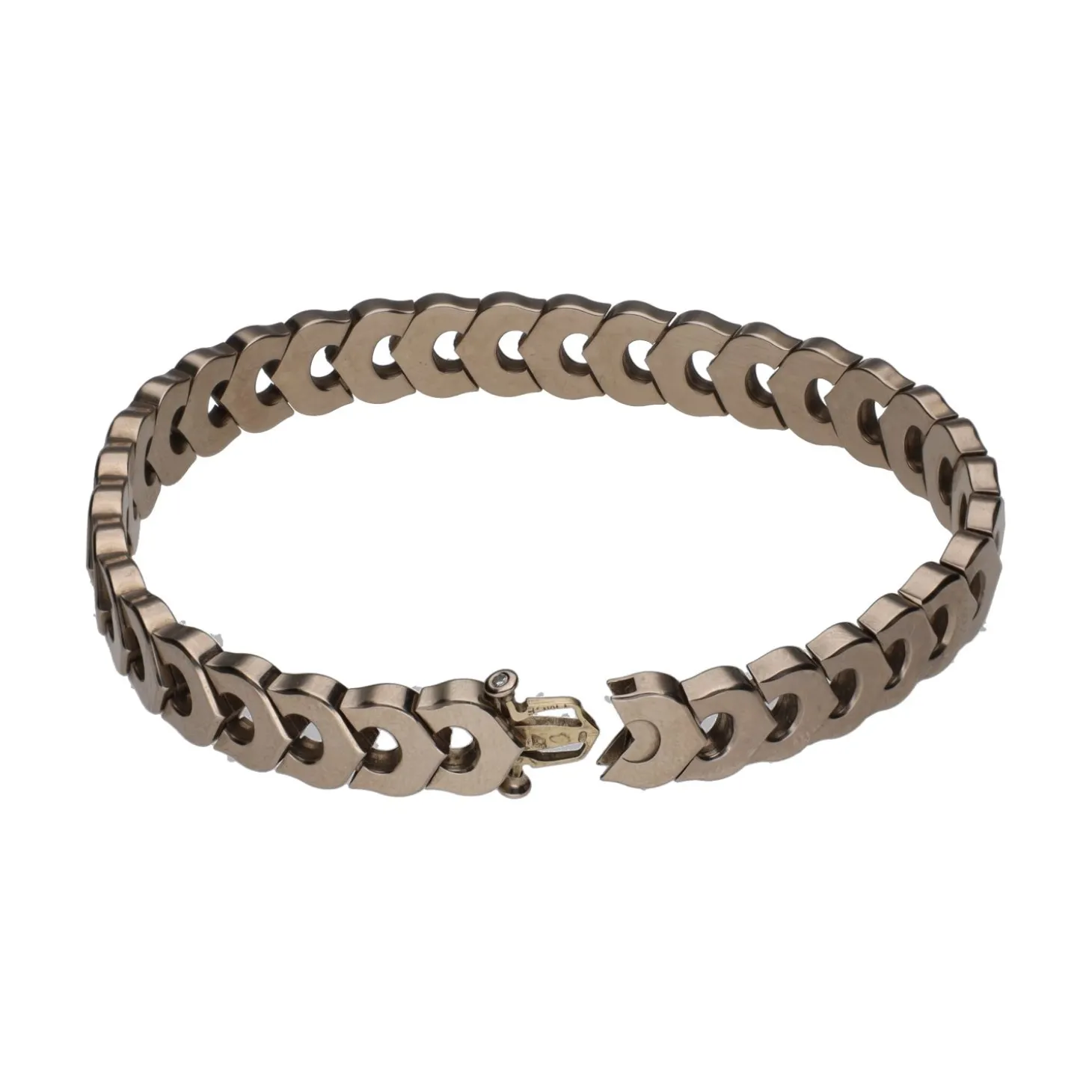 PULSERAS Pulsera oro blanco eslabón cartier