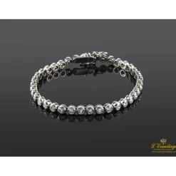 PULSERAS Pulsera oro blanco riviere.