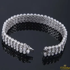 PULSERAS Pulsera oro blanco y diamantes.