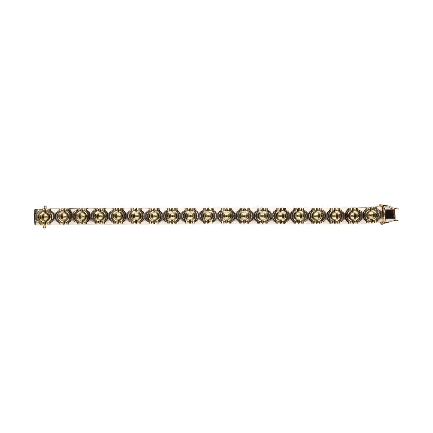 PULSERAS Pulsera realizada en oro amarillo y oro blanco.