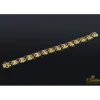 PULSERAS Pulsera realizada en oro amarillo con rubíes y brillantes.