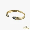 PULSERAS Pulsera rígida oro amarillo y zafiros