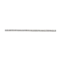 PULSERAS Pulsera riviere en oro blanco con brillantes.