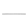 PULSERAS Pulsera riviere en oro blanco con brillantes.