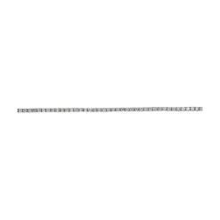 PULSERAS Pulsera riviere en oro blanco con brillantes.