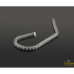 PULSERAS Pulsera riviere oro blanco