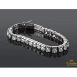 PULSERAS Pulsera riviere oro blanco