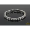 PULSERAS Pulsera riviere oro blanco y diamantes.