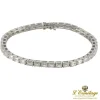 PULSERAS Pulsera riviere oro blanco y diamantes